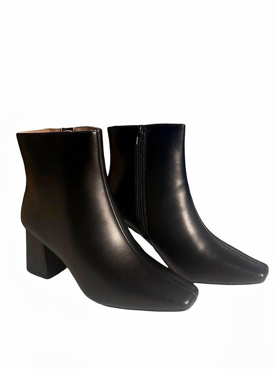 Journee Collection Shoes - Journee Collection Haylinn Women’s Black Ankle Boots Size 7WD Block Heel